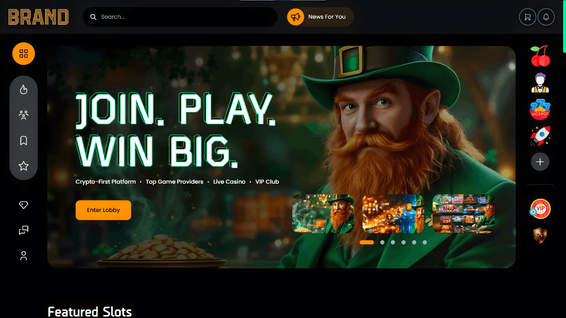 1Stake Casino Platform Website Demo