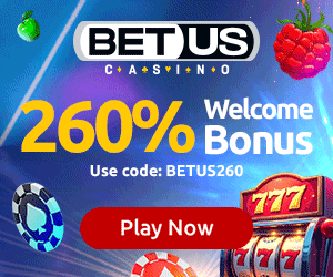 BetUs Casino Bonus 260 Percent up to $2600