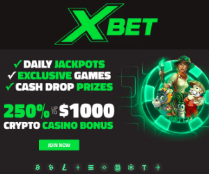 Xbet Casino Crypto Bonus 250 Percent up to $1000