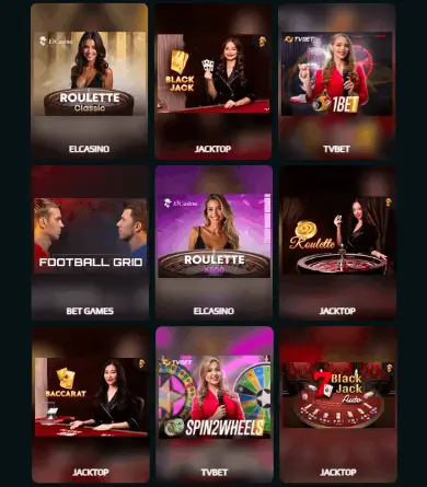 Live Dealer Casino games